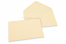 Farbige Kuverts  für Glückwunschkarten - Elfenbein, 133 x 184 mm | Briefumschlaegebestellen.at