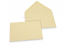 Farbige Kuverts für Glückwunschkarten - Camel, 114 x 162 mm | Briefumschlaegebestellen.at