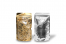 Metallic transparente Standbodenbeutel - Gold metallic, 130 x 225 x 70 mm - 500 ml | Briefumschlaegebestellen.at