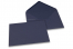 Farbige Kuverts  für Glückwunschkarten - Dunkelblau, 162 x 229 mm | Briefumschlaegebestellen.at
