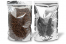 Metallic transparente Standbodenbeutel - Silber metallic, 200 x 300 x 100 mm - 1800 ml | Briefumschlaegebestellen.at
