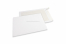 Papprückwandtaschen - 320 x 420 mm, 120 Gramm weiße Kraft-Vorderseite, 450 Gramm weiße Duplex-Rückseite, Haftklebeverschluß | Briefumschlaegebestellen.at