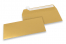 Farbige Kuverts Papier - Gold metallic, 110 x 220 mm | Briefumschlaegebestellen.at