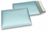 Luftpolstertaschen matt metallic umweltfreundlich - Eisblau 180 x 250 mm | Briefumschlaegebestellen.at