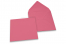 Farbige Kuverts  für Glückwunschkarten - Rosa, 155 x 155 mm | Briefumschlaegebestellen.at