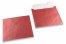 Rote Kuverts mit Perlmutteffekt - 155 x 155 mm | Briefumschlaegebestellen.at