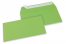 Farbige Kuverts Papier - Apfelgrün, 110 x 220 mm | Briefumschlaegebestellen.at
