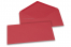  Farbige Kuverts  für Glückwunschkarten  - Rot, 110 x 220 mm | Briefumschlaegebestellen.at