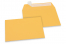 Farbige Kuverts Papier - Goldgelb, 114 x 162 mm | Briefumschlaegebestellen.at