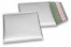 Luftpolstertaschen matt metallic umweltfreundlich - Silber 165 x 165 mm | Briefumschlaegebestellen.at