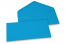 Farbige Kuverts  für Glückwunschkarten  - Meerblau, 110 x 220 mm | Briefumschlaegebestellen.at