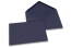 Farbige Kuverts  für Glückwunschkarten - Dunkelblau, 133 x 184 mm | Briefumschlaegebestellen.at