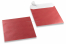 Rote Kuverts mit Perlmutteffekt - 170 x 170 mm | Briefumschlaegebestellen.at