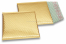 Luftpolstertaschen metallic umweltfreundlich - Gold 165 x 165 mm | Briefumschlaegebestellen.at