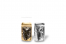Metallic transparente Standbodenbeutel - Gold metallic, 85 x 145 x 50 mm - 100 ml | Briefumschlaegebestellen.at