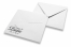 Kuverts für Hochzeitskarten - Weiss + segna la data | Briefumschlaegebestellen.at
