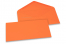 Farbige Kuverts  für Glückwunschkarten  - Orange, 110 x 220 mm | Briefumschlaegebestellen.at