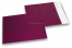 Bordeaux Folienkuverts matt metallic farbig - 165 x 165 mm | Briefumschlaegebestellen.at