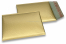 Luftpolstertaschen matt metallic umweltfreundlich - Gold 180 x 250 mm | Briefumschlaegebestellen.at