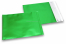 Grüne Folienkuverts matt metallic farbig - 165 x 165 mm | Briefumschlaegebestellen.at