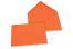 Farbige Kuverts  für Glückwunschkarten - Orange, 114 x 162 mm | Briefumschlaegebestellen.at