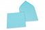 Farbige Kuverts für Glückwunschkarten - Himmelblau, 155 x 155 mm | Briefumschlaegebestellen.at