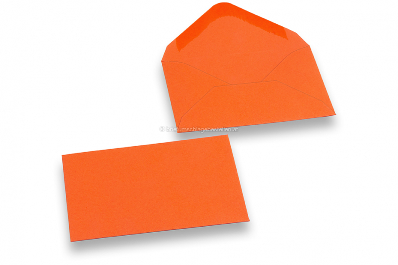 Farbige Mini - Kuverts Orange