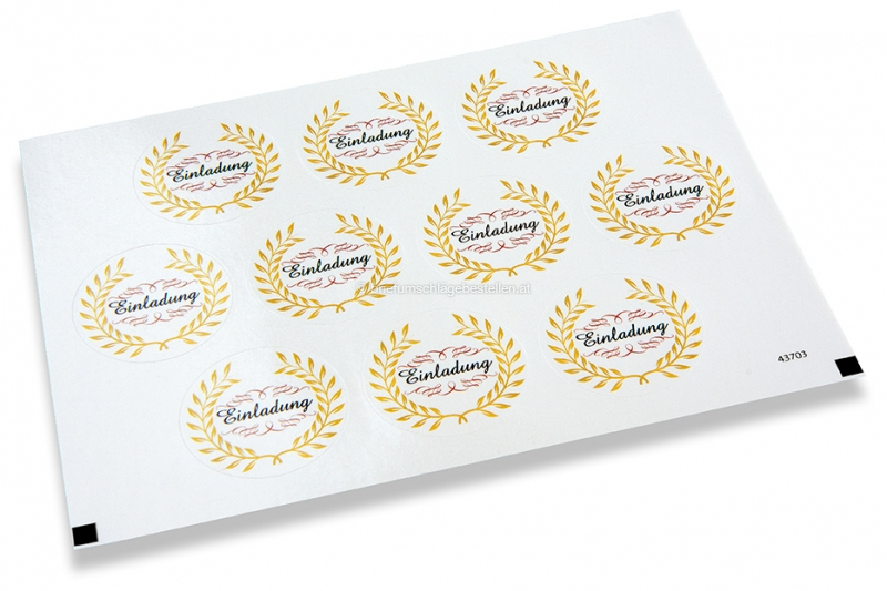 Party-Verschlusssiegel - einladung