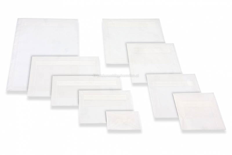 Weisse Transparente Kuverts