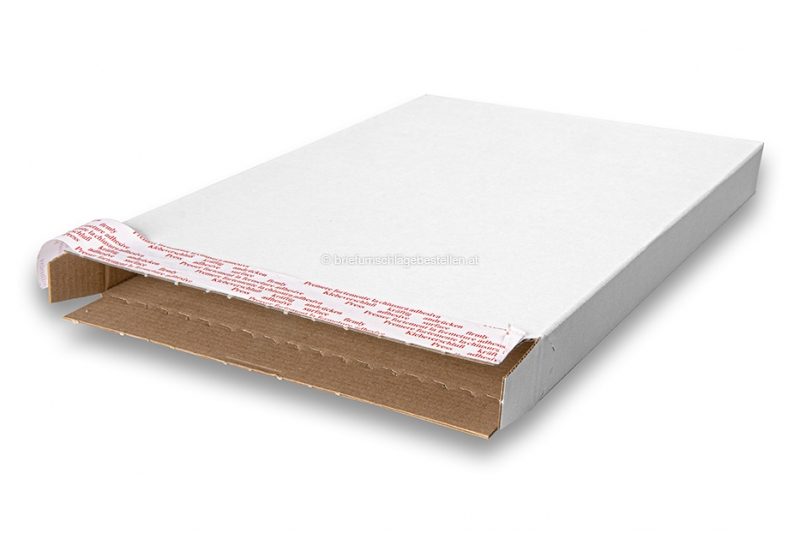 Versandkartons mit Klebestreifen - Weiß