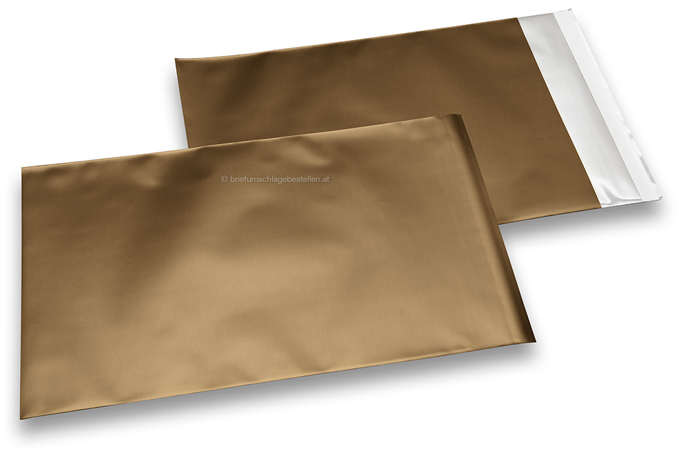 Bronzene Folienkuverts matt metallic farbig - 180 x 250 mm