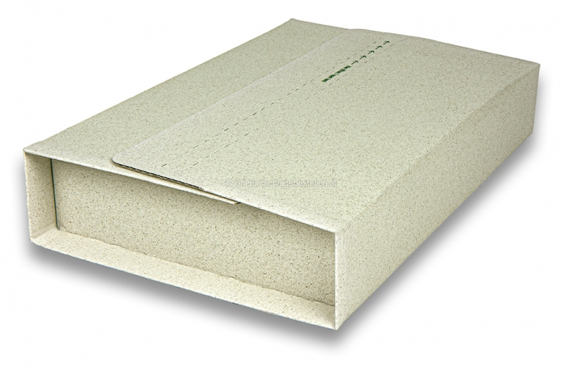 Buchverpackung Variofix aus Graspapier