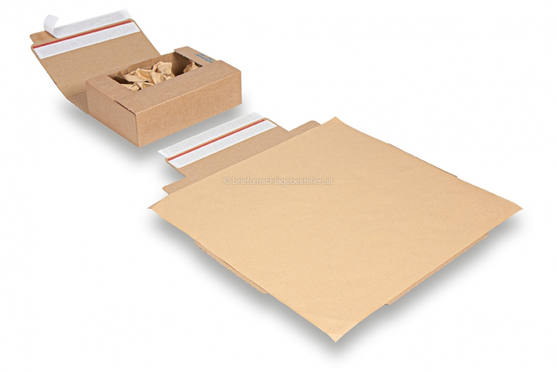 Versandverpackung  Paperpac mit integrierter Papierpolsterung