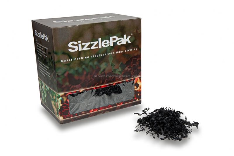 Füllmaterial SizzlePak - Schwarz (1.25 kg), 80 Gramm papier