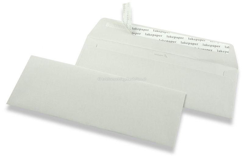 Gmund Lakepaper The Kiss Kuverts - Grau: Angle