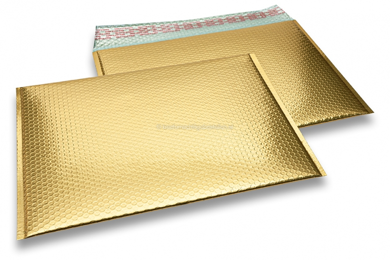 Luftpolstertaschen metallic umweltfreundlich - Gold 320 x 425 mm