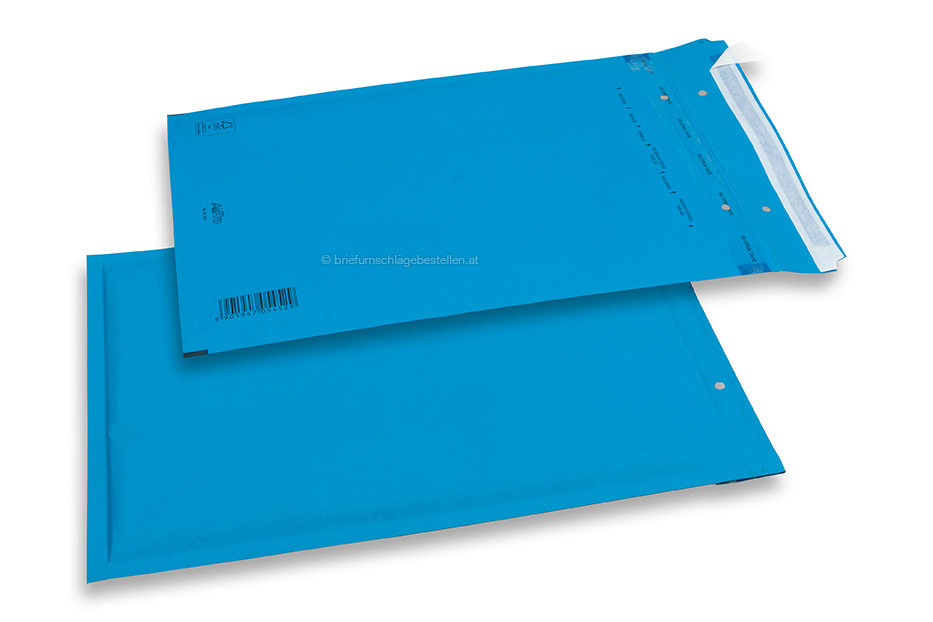 Luftpolstertaschen farbig - Blau, 80 Gramm 230 x 324 mm