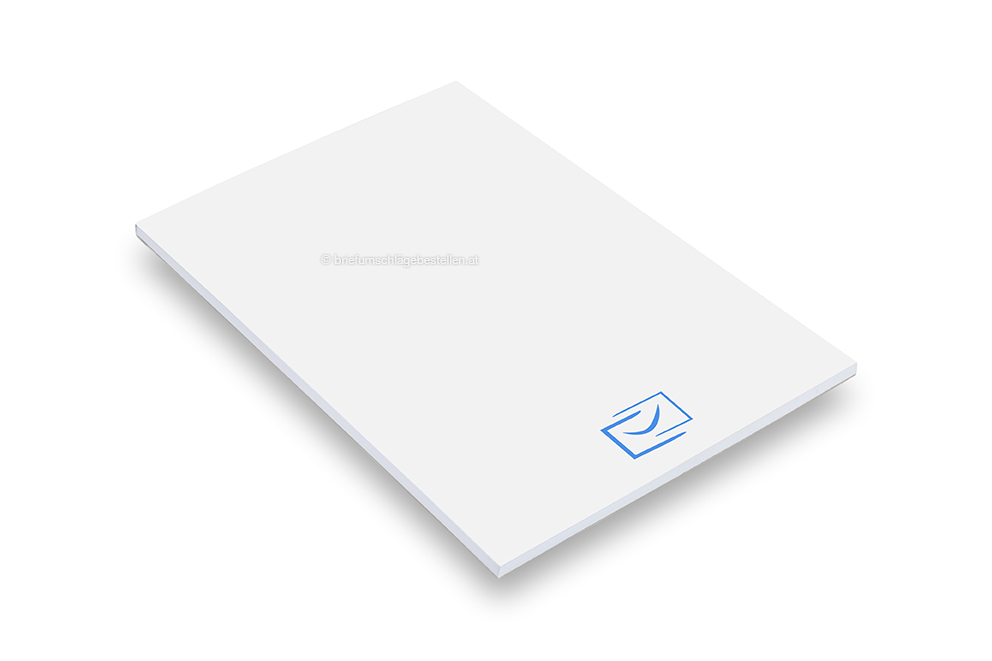 Personalisierte Schreibblöcke - 148 x 210 mm, ohne Umschlag